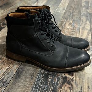 Florsheim Dark Leather Ankle Boots